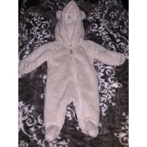 Newborn baby furry coat